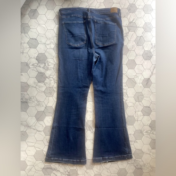 Bundle Lot of 9 pairs of jeans bottoms pants leggings American eagle 16 long - Picture 6 of 16